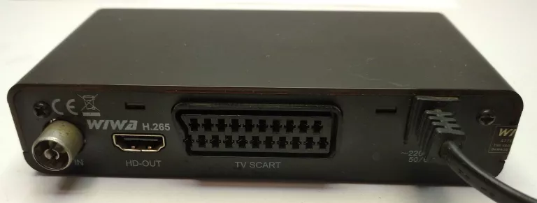 DEKODER DVB-T2 WIWA H.265 + PILOT