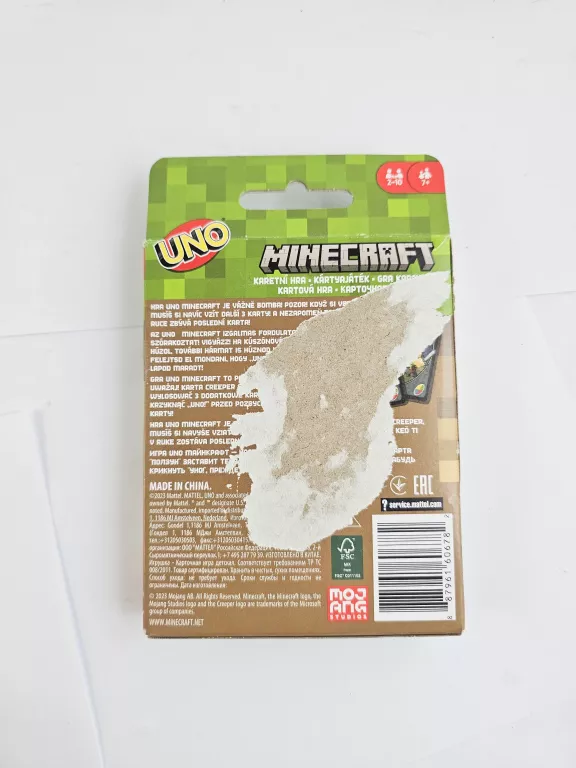UNO MINECRAFT MATTEL