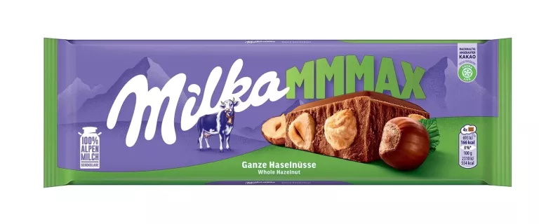 MILKA CZEKOLADA MMMAX WHOLE NUTS 250 G