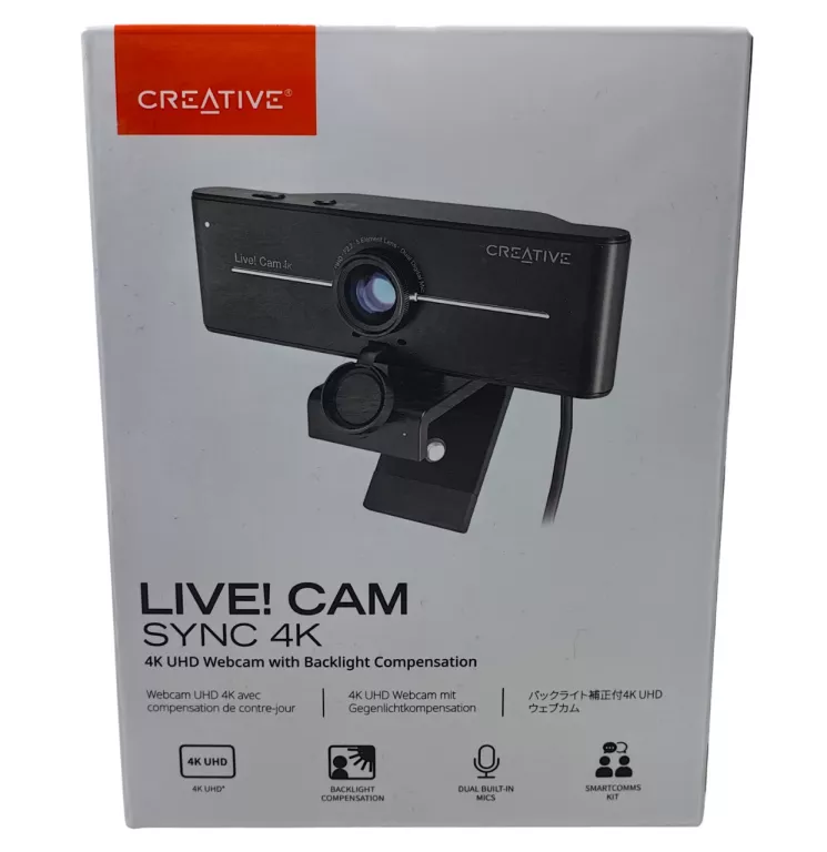 KAMERA INTERNETOWA CREATIVE LIVE! CAM SYNC 4K UHD