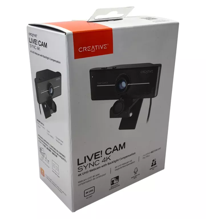 KAMERA INTERNETOWA CREATIVE LIVE! CAM SYNC 4K UHD