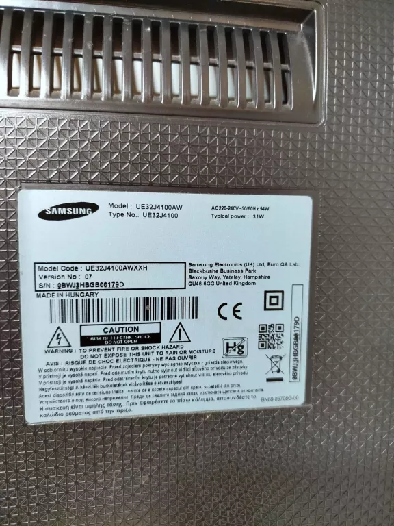 TV SAMSUNG UE32J41000AWXXH + PILOT
