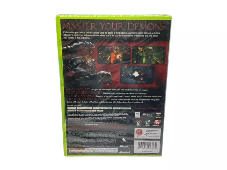 GRA THE DARKNESS II LIMITED EDITION XBOX 360 - ZAFOLIOWANA!
