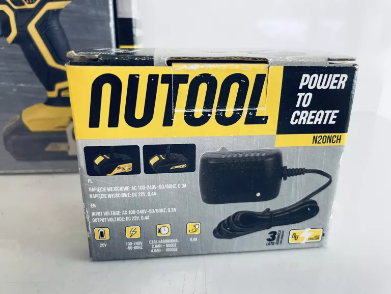 WIERTARKO-WKRĘTARKA 20V Z UDAREM 28NM NUAIR NUTOOL AKU ŁADOWARKA