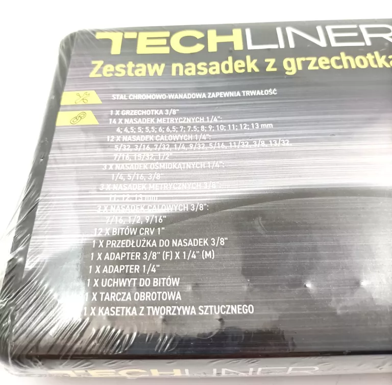ZESTAW NASADEK Z GRZECHOTKĄ TECHLINER 54 SZTUKI