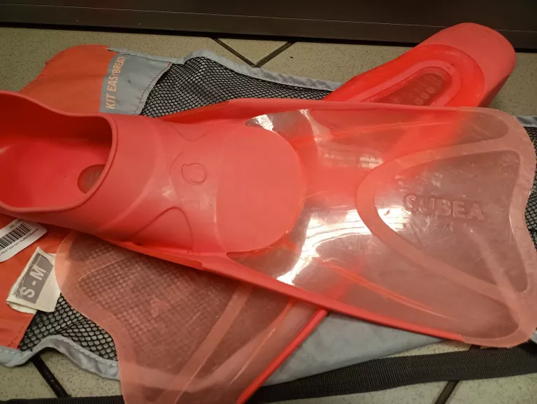 ZESTAW DO SNORKELINGU SUBEA MASKA EASYBREATH 500 + PŁETWY 38/39 + FAJKA