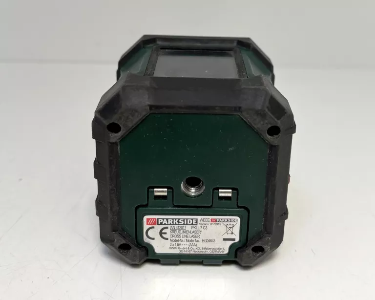 LASER KRZYŻOWY PARKSIDE PKLL 7 C3 W + PUDEŁKO