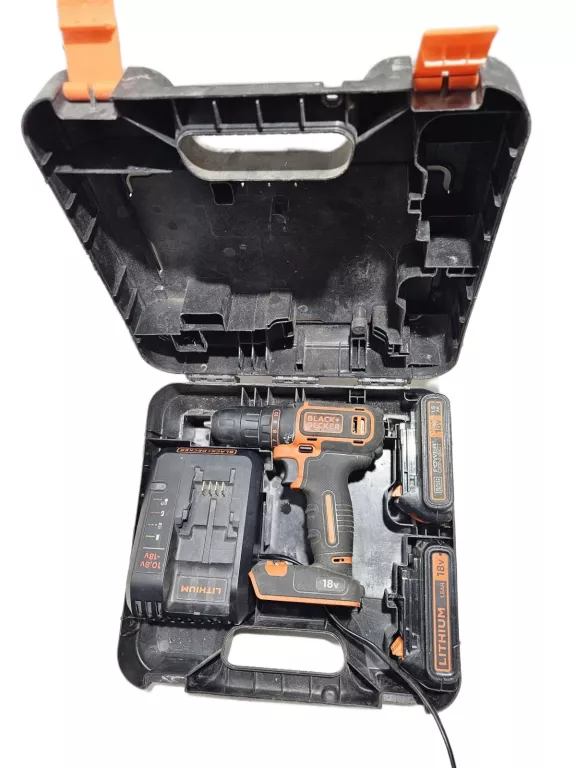 WKRĘTARKA BLACK DECKER BDCDC18 18V + 2X 1,5 AH
