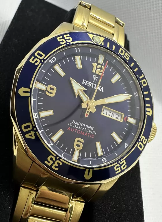 F20479/1 ZEGAREK MĘSKI FESTINA SAPPHIRE AUTOMATIC DAY DATE DIVER