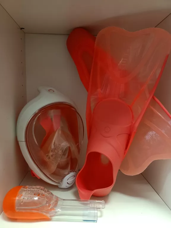 ZESTAW DO SNORKELINGU SUBEA MASKA EASYBREATH 500 + PŁETWY 38/39 + FAJKA