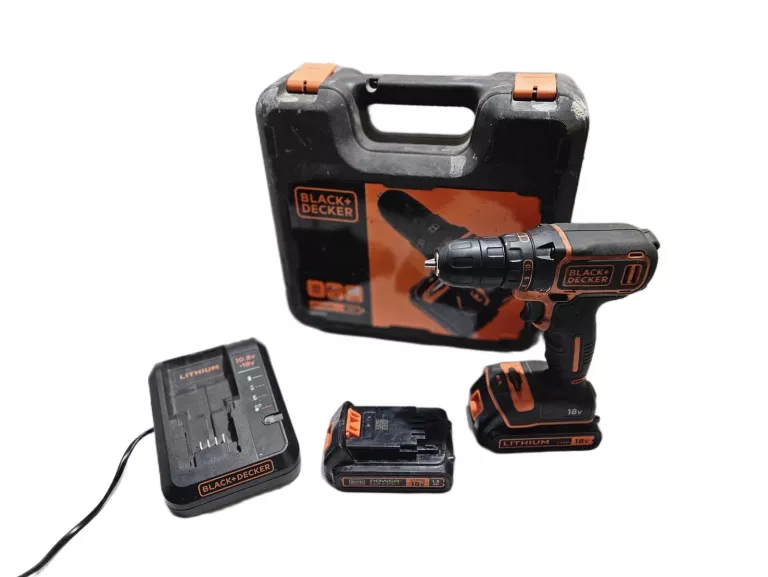 WKRĘTARKA BLACK DECKER BDCDC18 18V + 2X 1,5 AH