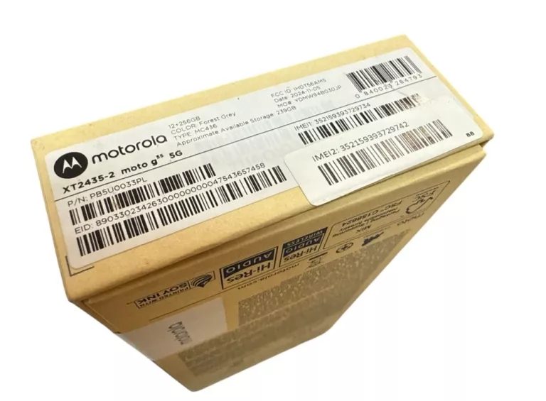 TELEFON MOTOROLA MOTO G 55 5G 12/ 256 GB KOMPLET | PLOMBA | OPIS !