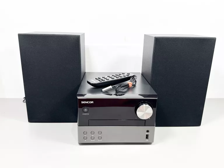 WIEŻA SENCOR SMC 4120B CD USB AUX FM BLUETOOTH OKAZJA
