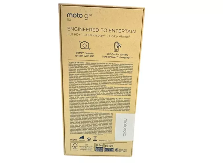 TELEFON MOTOROLA MOTO G 55 5G 12/ 256 GB KOMPLET | PLOMBA | OPIS !