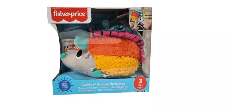 FISHER PRICE KOLOROWY JEŻ ZABAWKA SENSORYCZNA