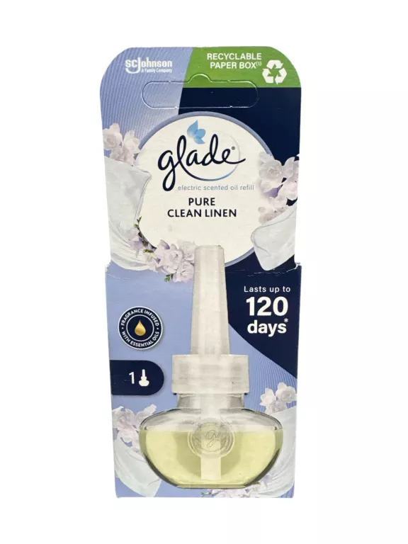 GLADE ZAPAS OLEJKU DO ELEKTR. ODŚWIEŻACZA POWIETRZA 20ML PURE CLEAN LINEN