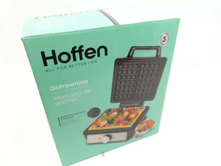 MOCNA GOFROWNICA HOFFEN 1600W WM-4356 DUŻE GOFRY