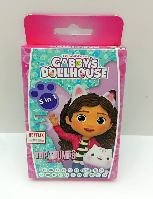 GRA KARCIANA GABBY'S DOLLHOUSE TOP TRUMPS JUNIORS 5 W 1