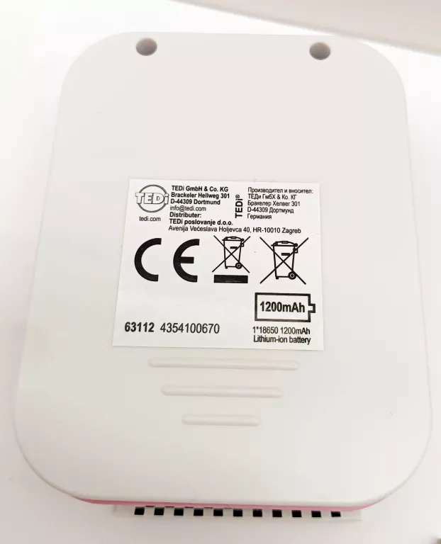 MINI DRUKARKA BLUETOOTH + 1 ROLKA RÓŻOWA PUDELKO