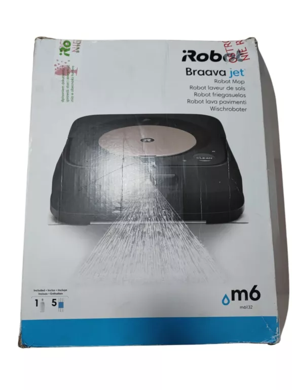 ROBOT MOPUJĄCY IROBOT BRAAVA JET M6 CZARNY - GWARANCJA PLUS