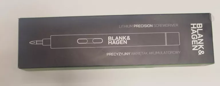 BLANK HAGEN PRECYZYJNY WKRĘTAK AKUMULATOROWY