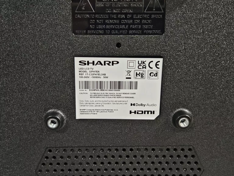 TELEWIZOR SHARP 32FH7EA 32" LED ANDROID TV | DVB-T2 | HD READY | GW!