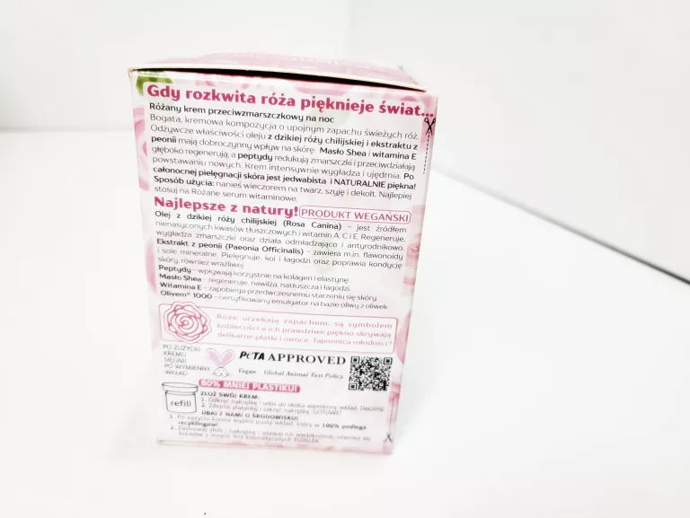 KREM PRZECIWZMARSZCZKOWY FLOS-LEK ROSE NA NOC 50 ML