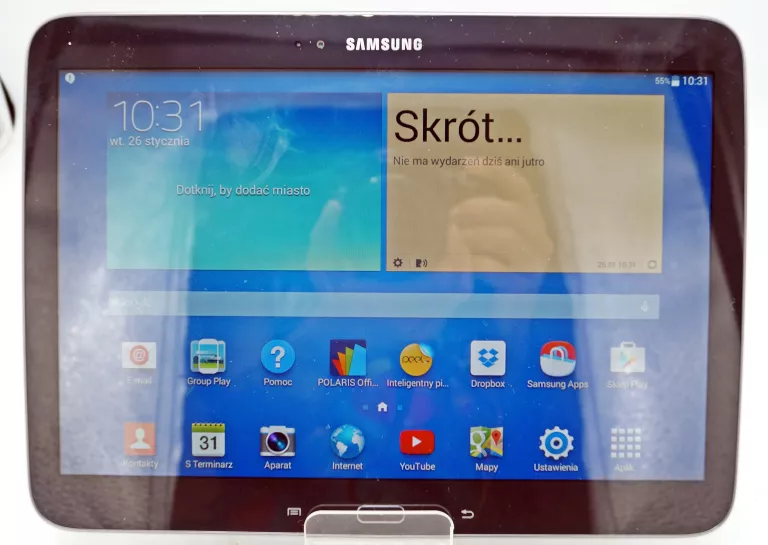 TABLET SAMSUNG GALAXY TAB 3 10.1 WIFI 16GB P5210 ANDROID 4,4,2 CZARNY