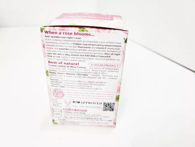 KREM PRZECIWZMARSZCZKOWY FLOS-LEK ROSE NA NOC 50 ML