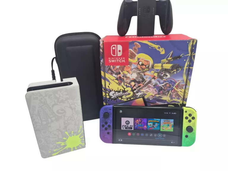 KONSOLA NINTENDO SWITCH OLED SPLATOON 3 EDITION + GRA FC24