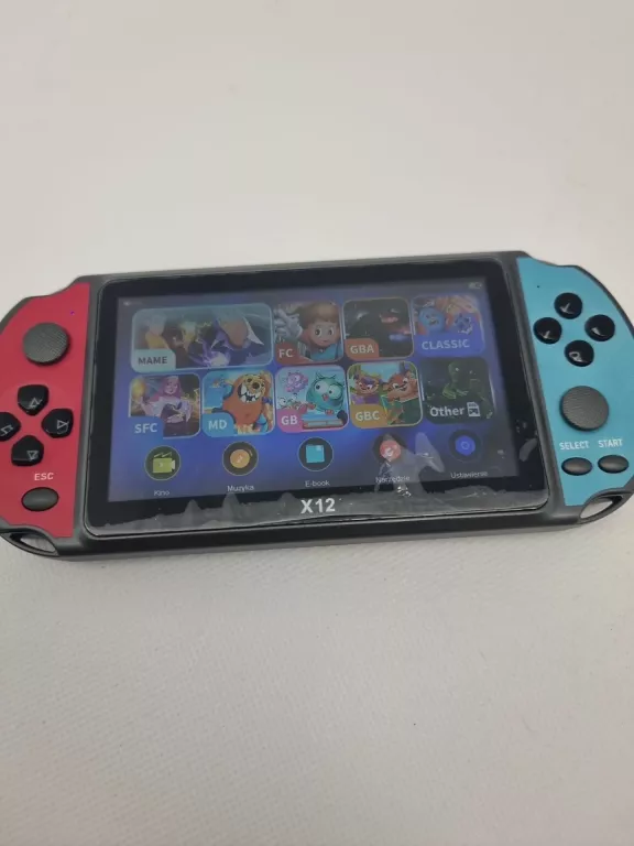 KONSOLA PRZENOŚNA X12 DO 1000+ GIER RETRO MINI 8GB GRA TV 5,1" PL MENU