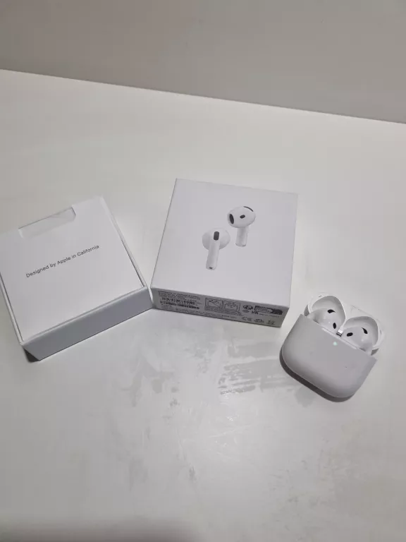 SŁUCHAWKI AIR PODS 4 + PUDEŁKO