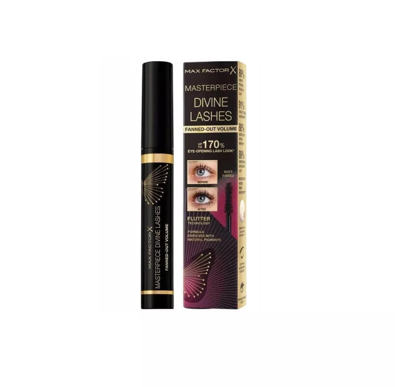 MAX FACTOR MASTERPIECE DIVINE LASHES TUSZ DO RZĘS 8ML - 001 RICH BLACK