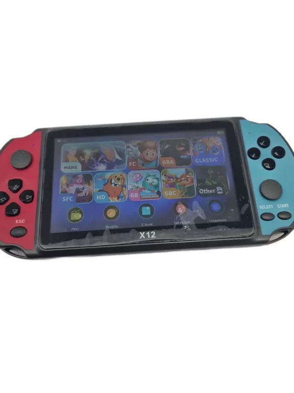 KONSOLA PRZENOŚNA X12 DO 1000+ GIER RETRO MINI 8GB GRA TV 5,1" PL MENU