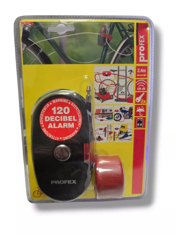 BLOKADA Z ALARMEM MOTOR ROWER KOŁO PROFEX