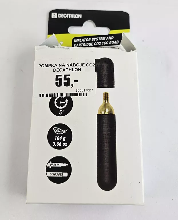 POMPKA NA NABOJE CO2 DECATHLON