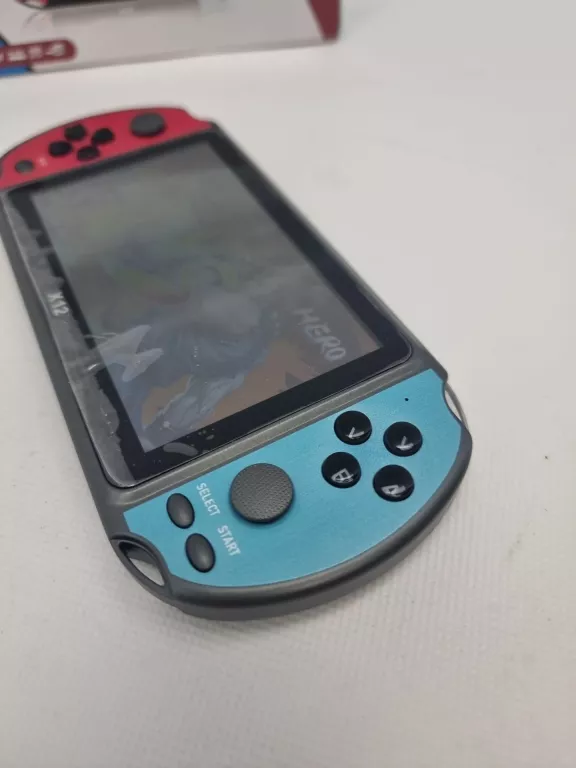 KONSOLA PRZENOŚNA X12 DO 1000+ GIER RETRO MINI 8GB GRA TV 5,1" PL MENU