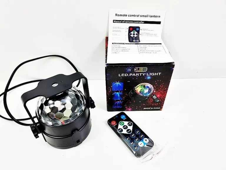 LED PARTY LIGHT / PROJEKTOR LED NA IMPREZĘ! + PILOT