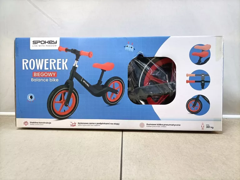 LEKKI ROWEREK BIEGOWY SPOKEY