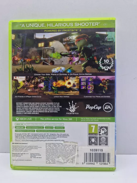 PLANTS VS. ZOMBIES: GARDEN WARFARE MICROSOFT XBOX 360