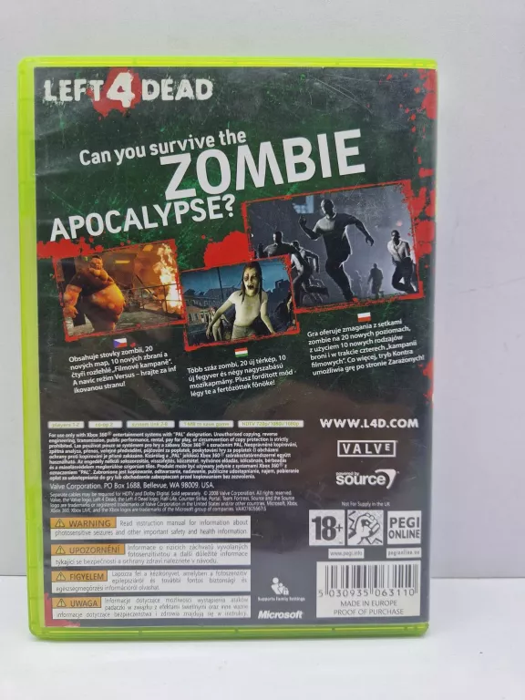 LEFT 4 DEAD PL X360