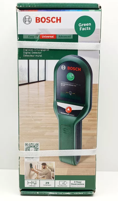 BOSCH UNIVERSAL DETECT WYKRYWACZ METALU, PRZEWODÓW, DREWNA 0603681301