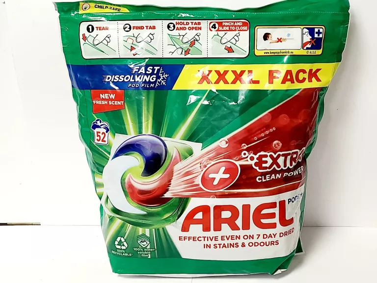 KAPSUŁKI DO PRANIA ARIEL XXXL PACK 52 SZT
