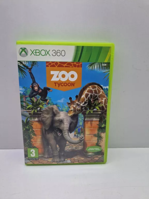 ZOO TYCOON MICROSOFT XBOX 360