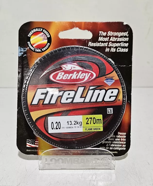 PLECIONKA BERKLEY FIRELINE FLAME GREEN 0,20MM 270M