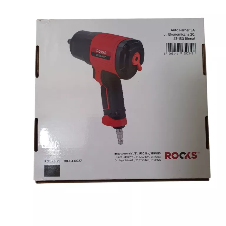 ROOKS KLUCZ UDAROWY PNEUMATYCZNY1/2'' 1750NM