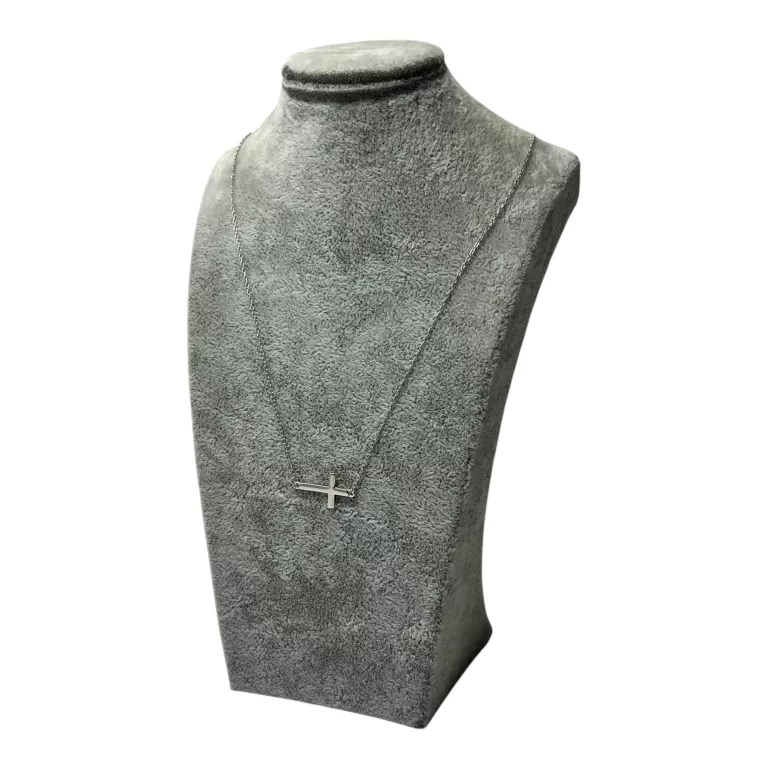 SREBRNY ŁAŃCUSZEK CELEBRYTKA Z KRZYŻYKIEM 1,44G P925 DŁ 44CM