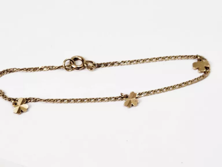 ZŁOTA BRANSOLETKA 14CT 2,20G 17CM