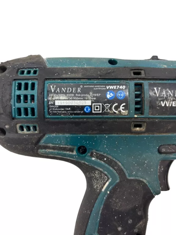 VANDER VWE740 WKRĘTARKA SIECIOWA 2-BIEGI 450W