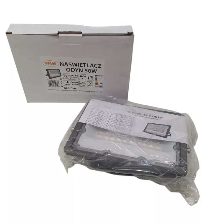 HALOGEN LED NAŚWIETLACZ REFLEKTOR 50W WODOSZCZELNY ZEWNĘTRZNY IP65